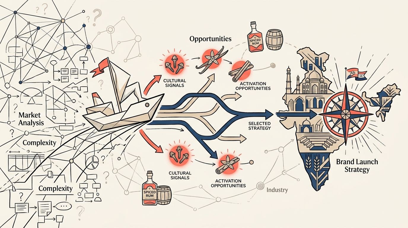 Illustration of the learnings and trade-offs from the Captain Morgan case