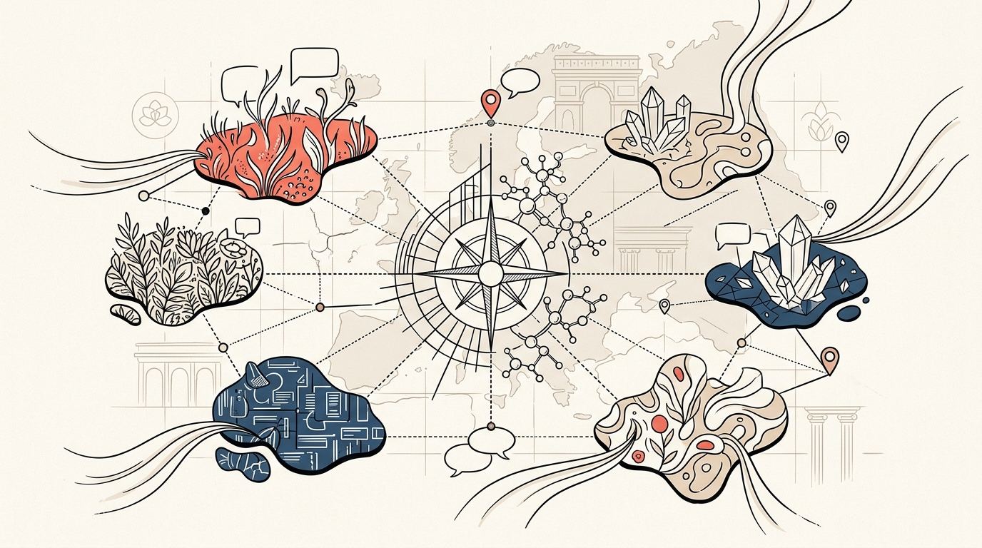 Illustration of the strategic work conducted for Chanel