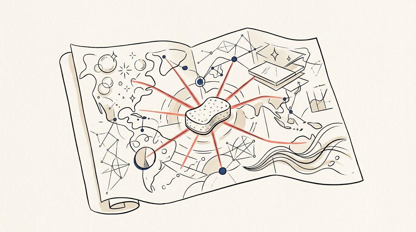 Illustration of the strategic work conducted for Mapa Spontex