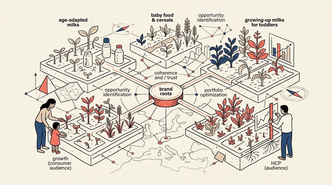 Illustration of the learnings and trade-offs from the Nestlé Infant Nutrition case