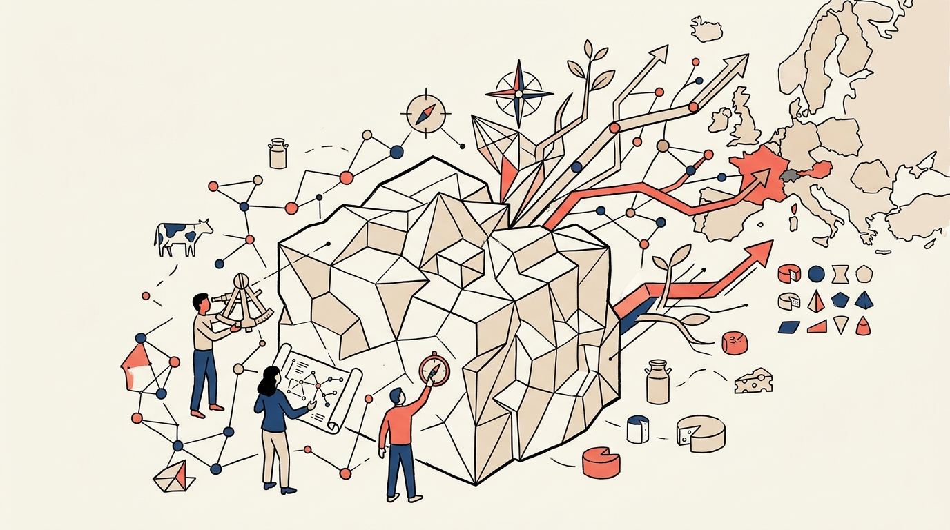 Illustration of the strategic work conducted for Savencia